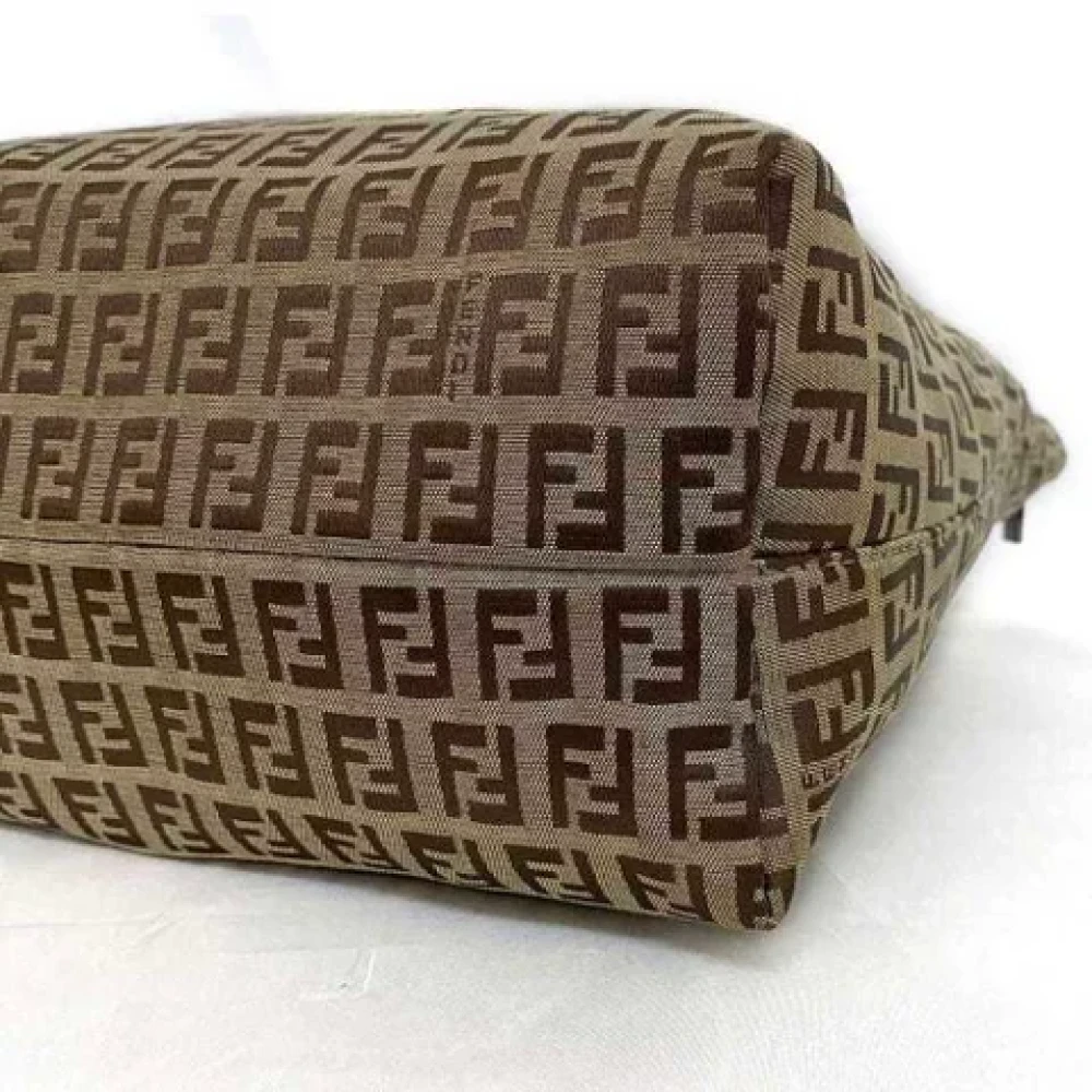 Fendi Vintage Pre-owned Fabric fendi-bags Beige Dames