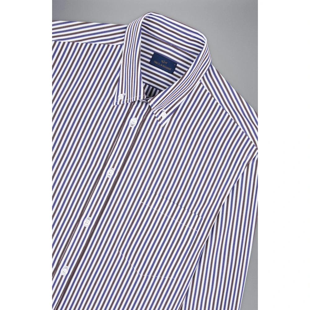 PAUL & SHARK Stijlvolle Overhemden Collectie Blue Heren