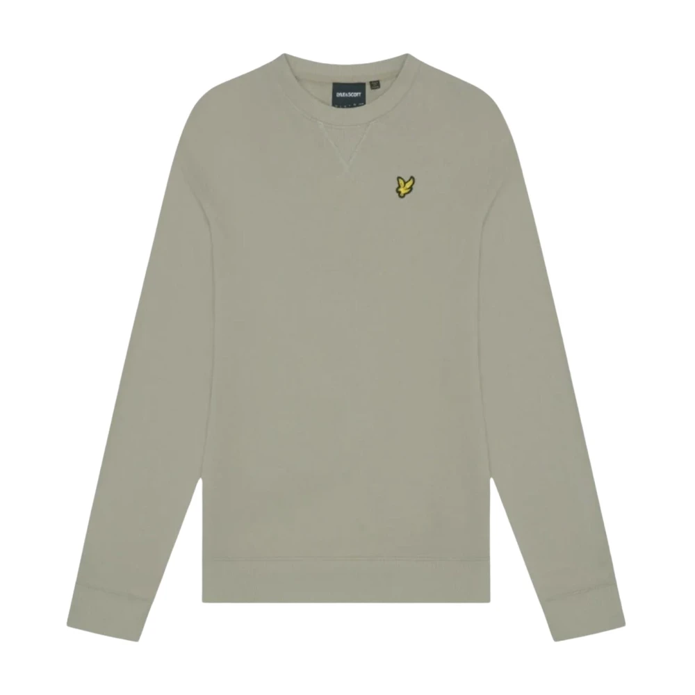 Lyle & Scott - Grüner Rundhalsausschnitt Pullover - Sweatshirts & Hoodies - Herren - Grün - L - Bild 3