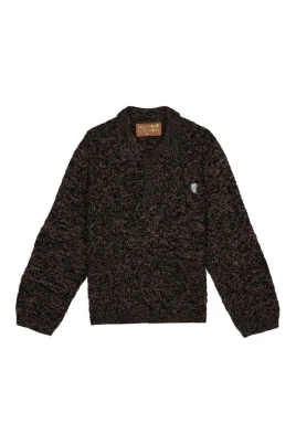 Waffle Pullover Sweater