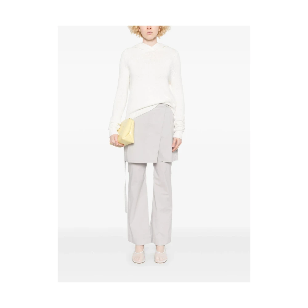 LOW Classic Grijze Klassieke Broek met Rits Gray Dames