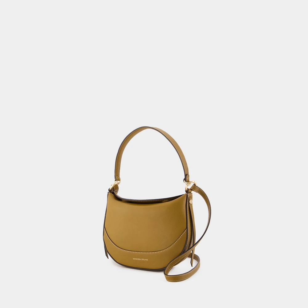Vanessa Bruno Bruin Leren Crossbody Tas met Magnetische Sluiting Brown Dames
