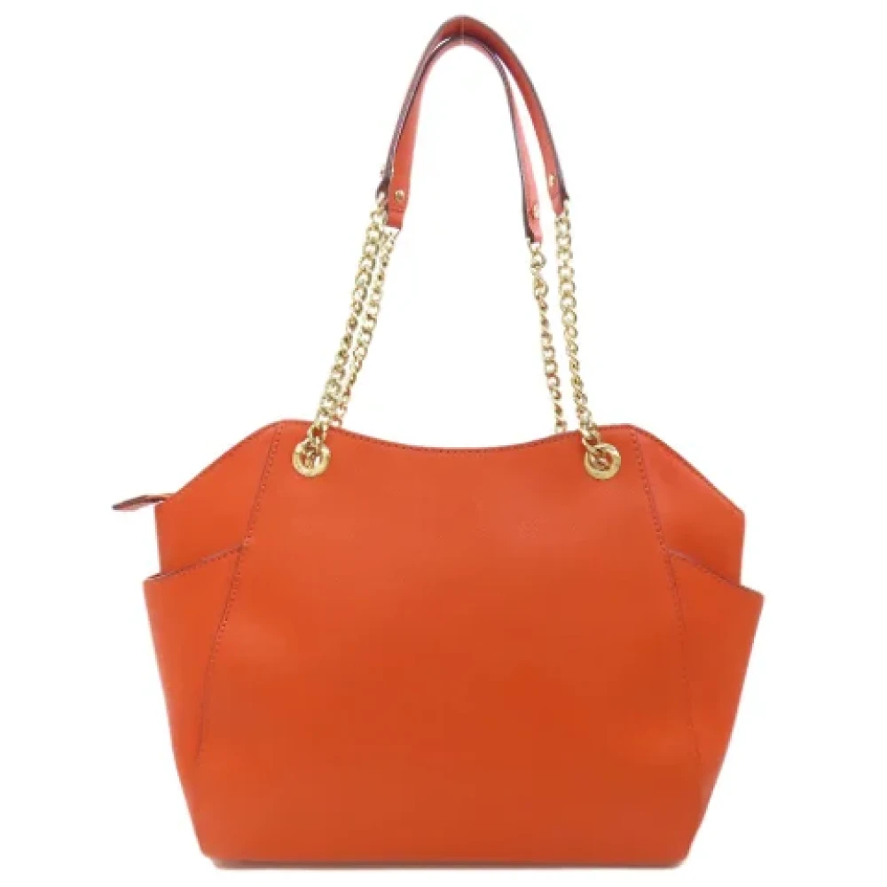 Michael Kors Pre-owned Plastic shoulder-bags Orange Dames