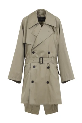 Draperad Trenchcoat