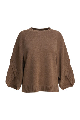 pull-en-tricot-marron-motif-croise