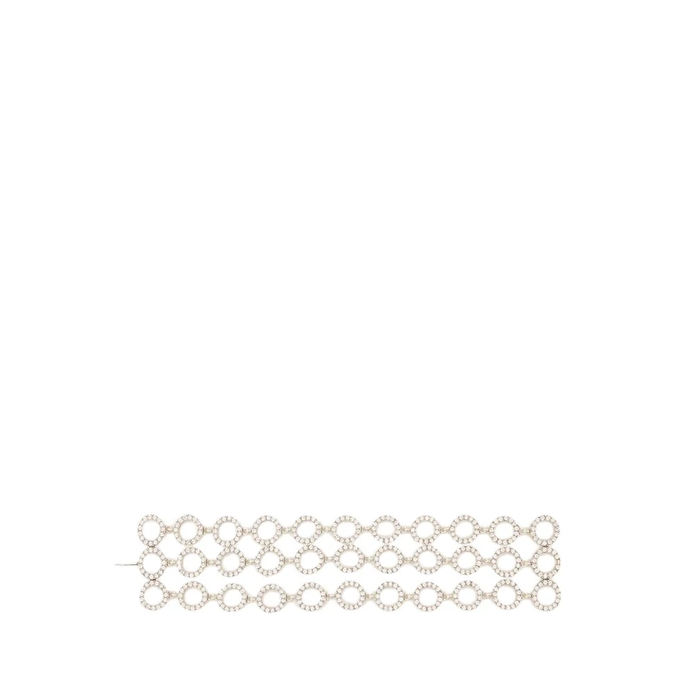 Isabel Marant Women's Gray Bracelets, One Size, Adjustable Brass And Silver Bracelet