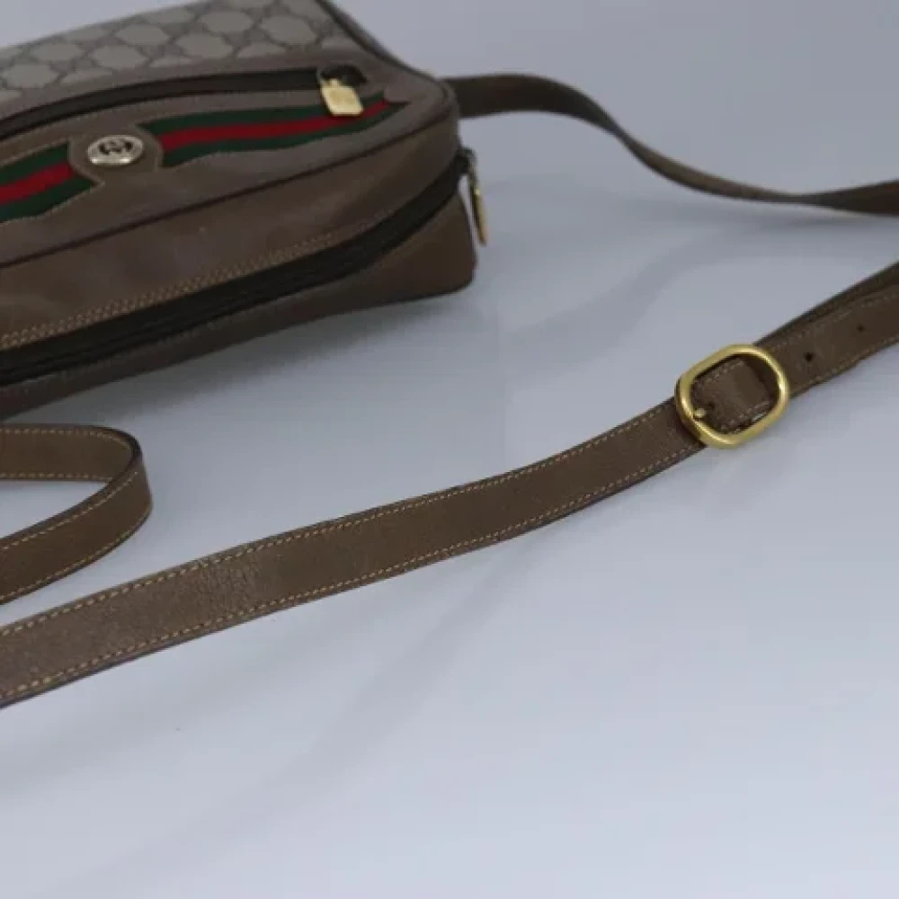 Gucci Vintage Pre-owned Canvas gucci-bags Brown Dames