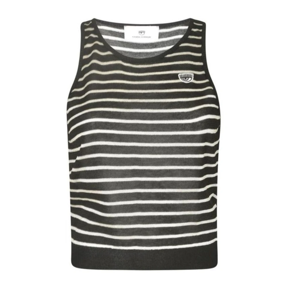 Chiara Ferragni Collection Vrouw Zwart Sleeveless Top