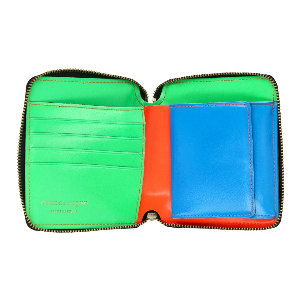 Comme des Garçons Oranje Super Fluo Ritsportemonnee Orange Unisex