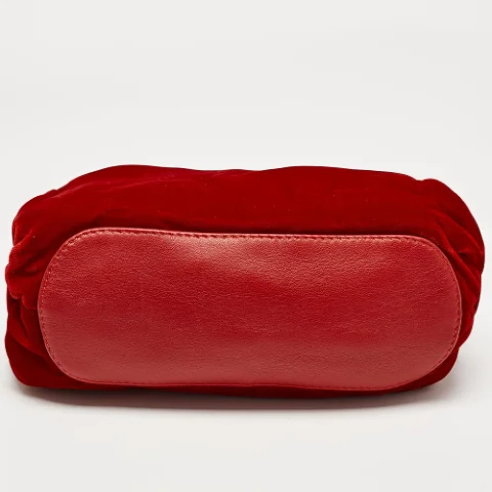 Giuseppe Zanotti Pre-owned Leather clutches Red Dames