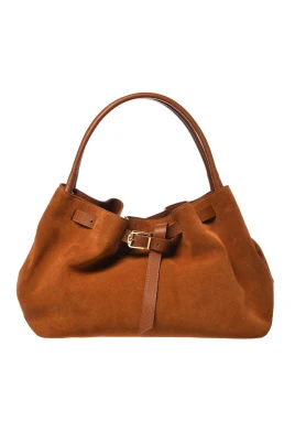 Suede Handbag