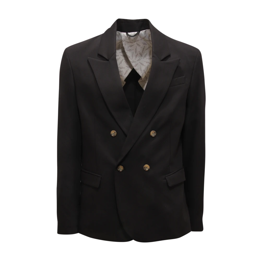 Imperial Men's Black Giacca Doppiopetto O8908 - Blazers - M - Jackets