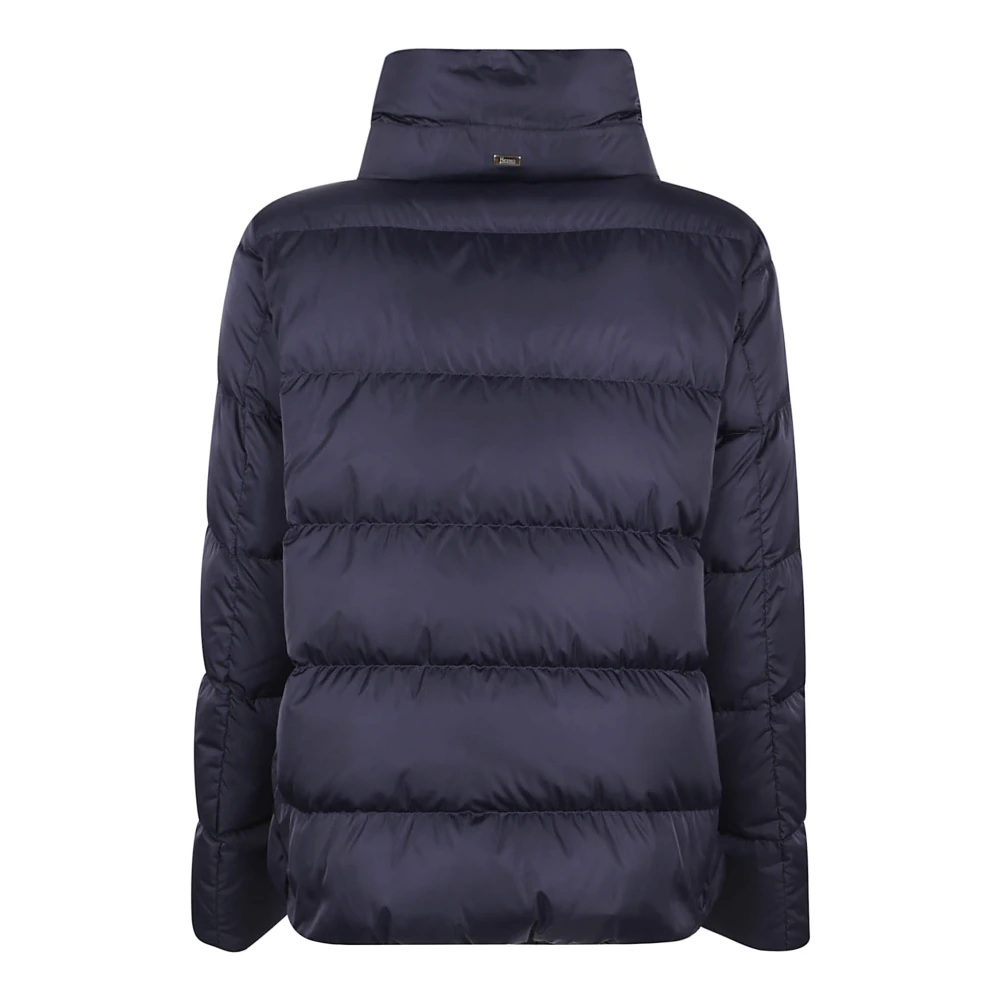Herno Blue Goose Donzen Gevoerde Jas Blue Dames