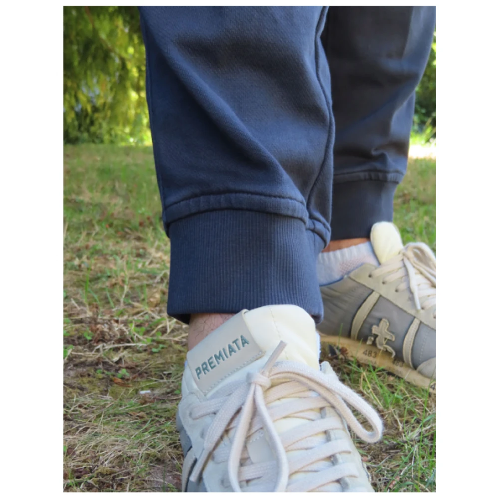aeronautica militare Katoenen Joggingbroek met Anti-G Zakken Blue Heren