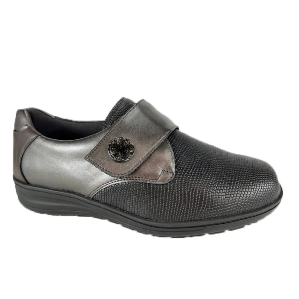 Solidus Velcro Schoen Dames Schoenen Grijs