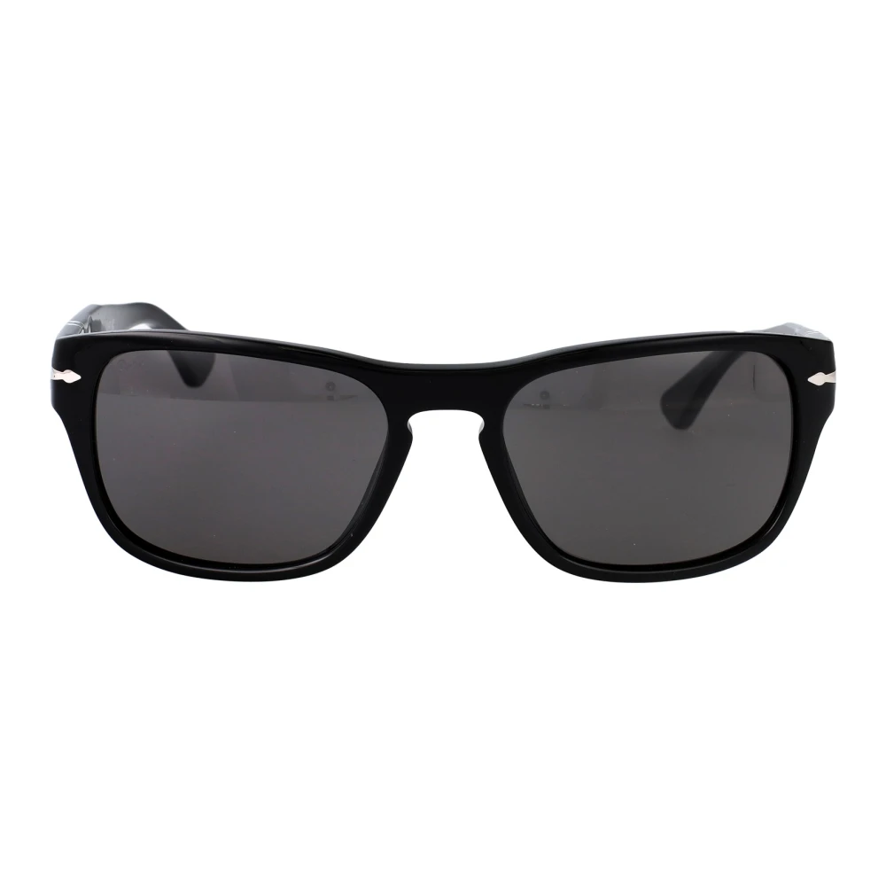 Persol Men's Black Sunglasses,, Stylish Sunglasses With Model 0Po3341s Medium