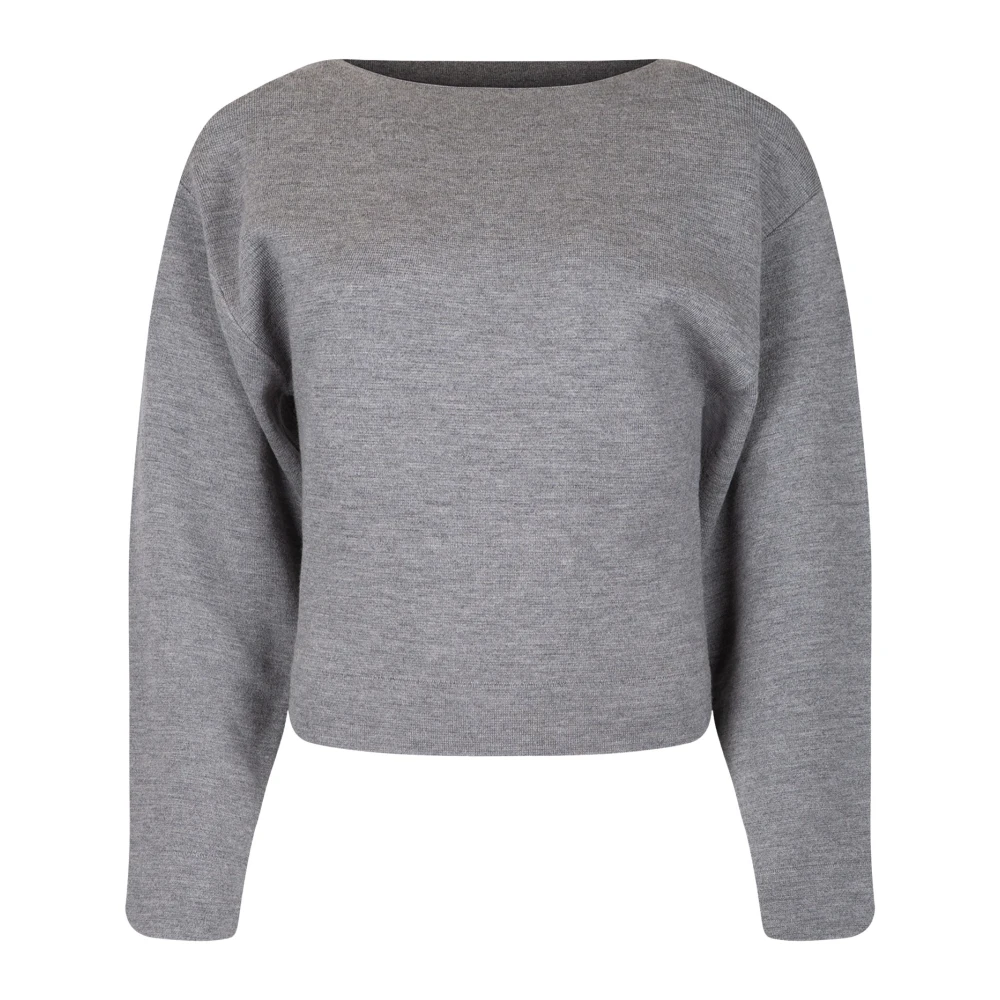 Pinko Zachte Wollen Trui voor Dames Gray Dames