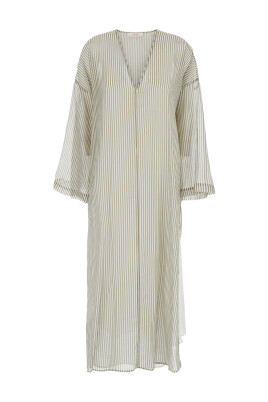 stribet-v-udskaering-kaftan-kjole