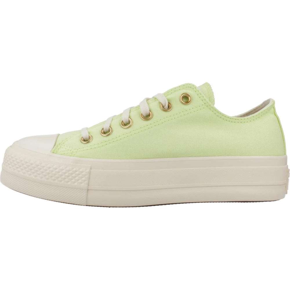 Converse Verhoog je stijl met Lift Ox Dames Schoenen Groen
