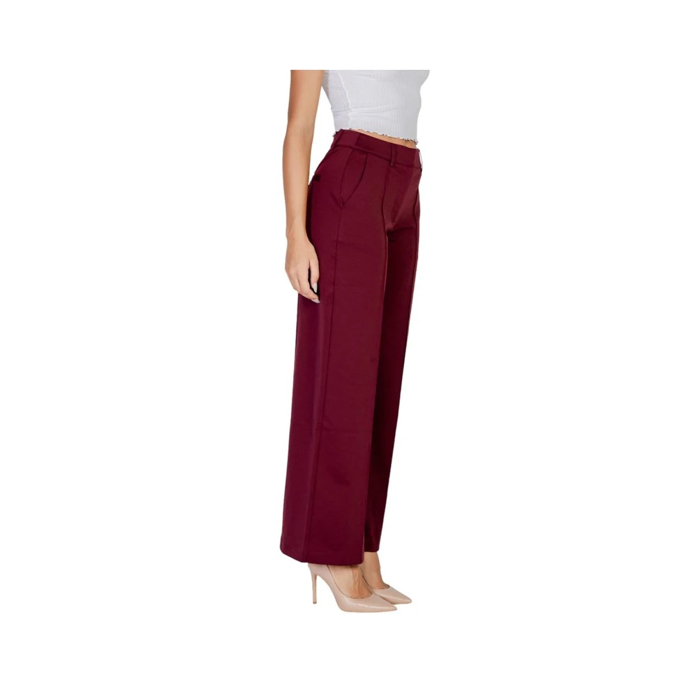 Ichi Herfst Winter Blend Broek Red Dames