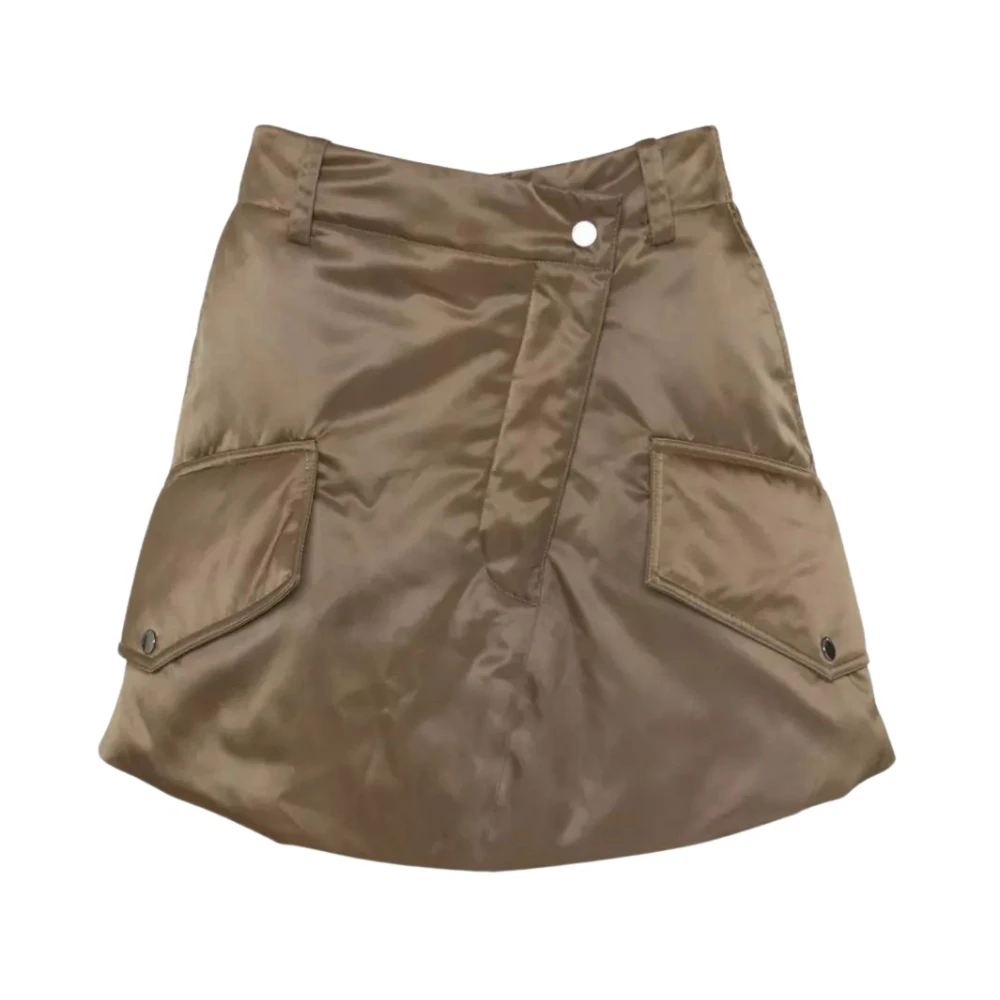 JW Anderson Bruine cargo mini rok Brown Dames