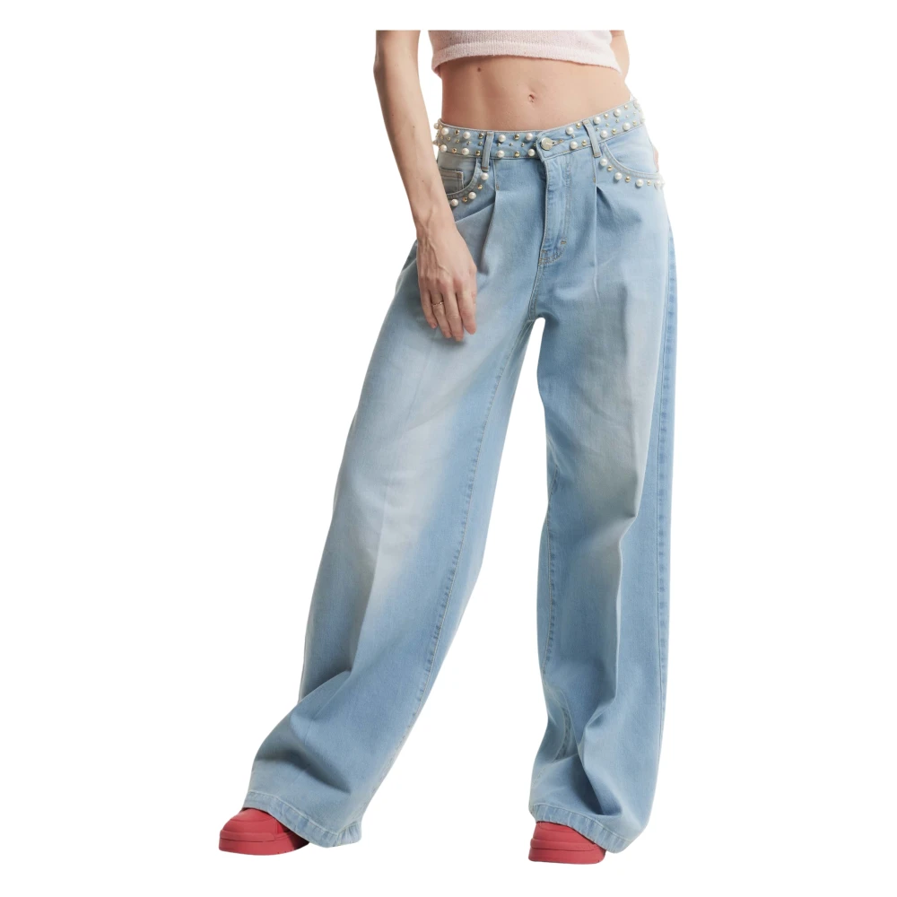 Kocca - Jeans > Wide Jeans - Blue - Kocca - Modalova