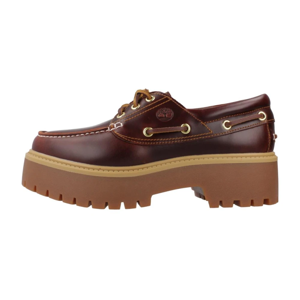 Timberland Donna Marrone - Stone Street Boat Shoe - Shoes - 38 1/2 Eu
