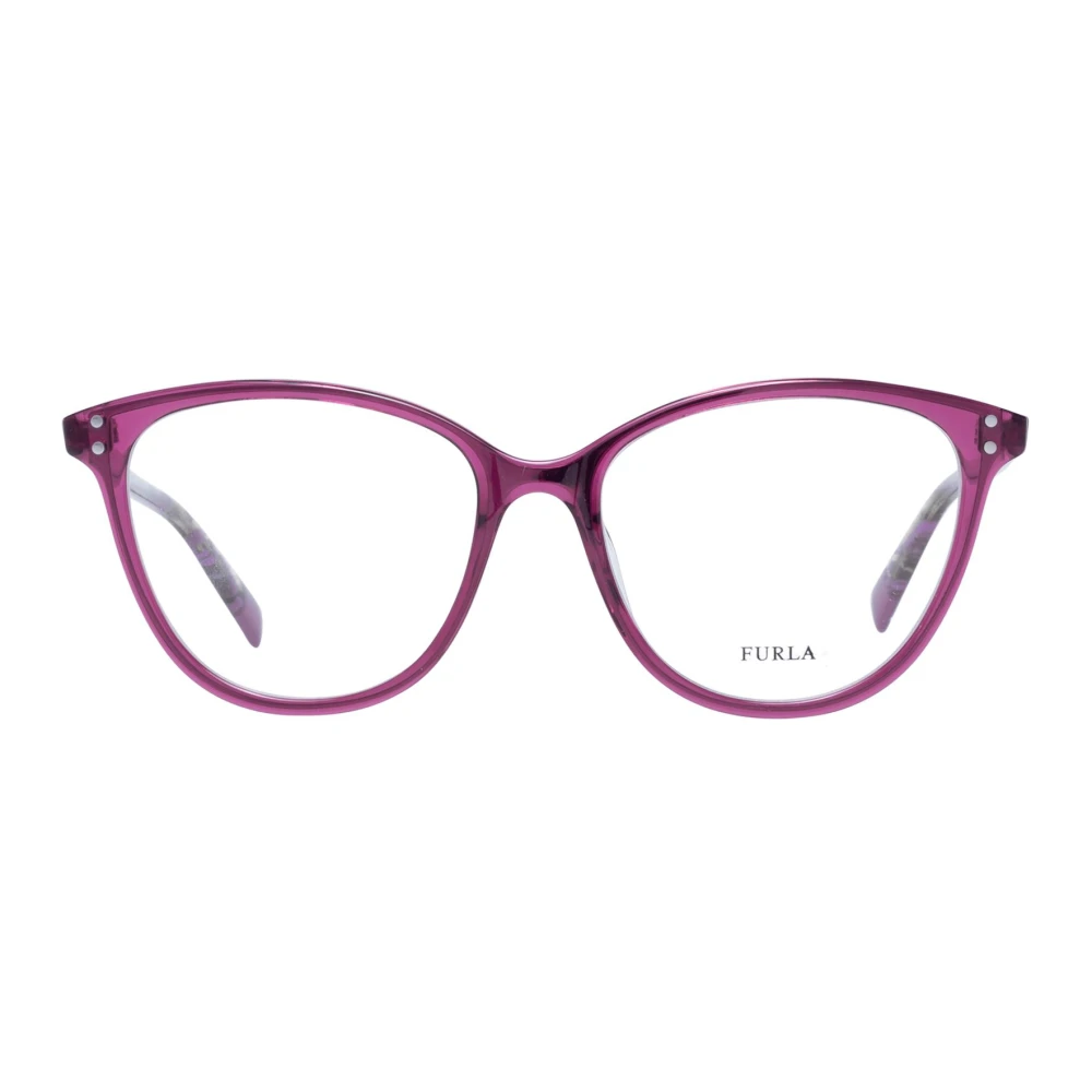 Furla Paarse Cat Eye Demo Bril Purple Dames