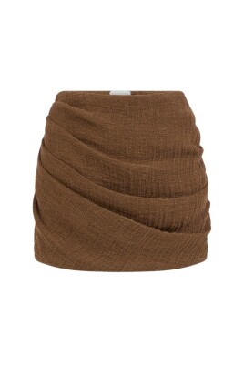 jupe-drapee-tabac