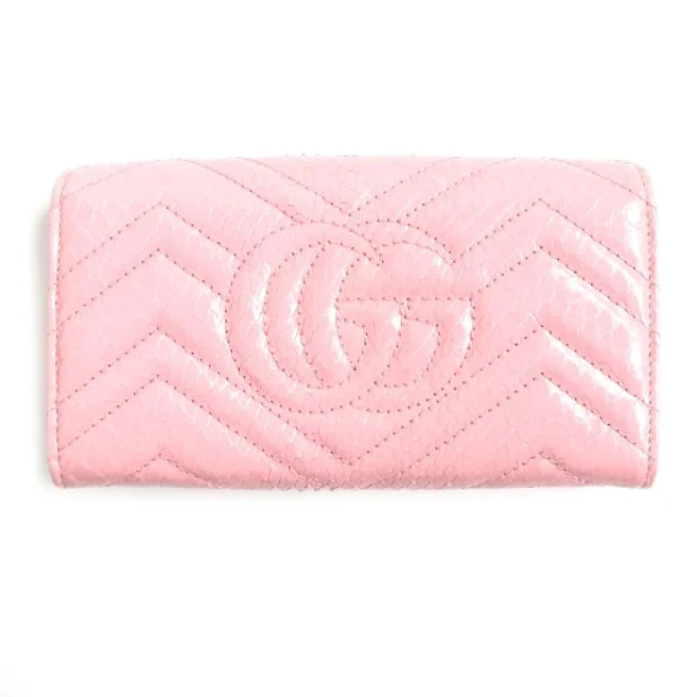Gucci Vintage Pre-owned Leather wallets Pink Dames