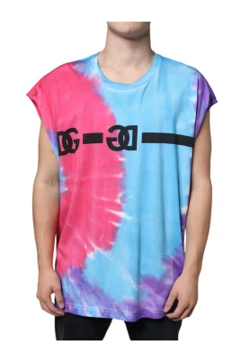 TieDye Kortärmad Rundhalsad T-shirt