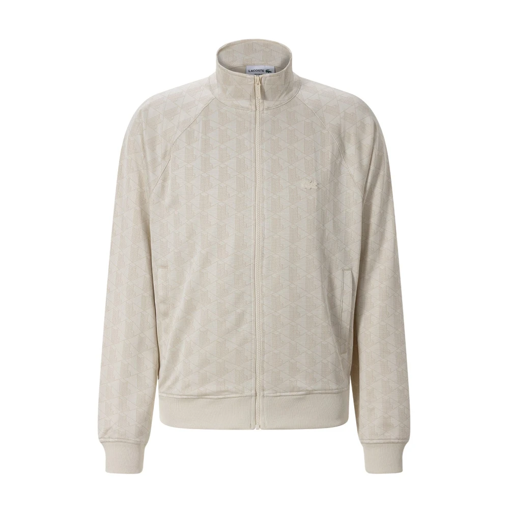 Lacoste Uomo Beige Felpe, S, New,