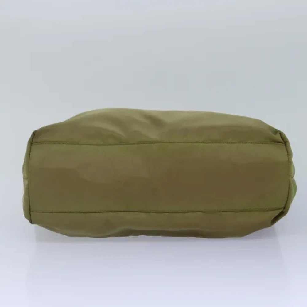 Prada Vintage Pre-owned Fabric prada-bags Green Dames