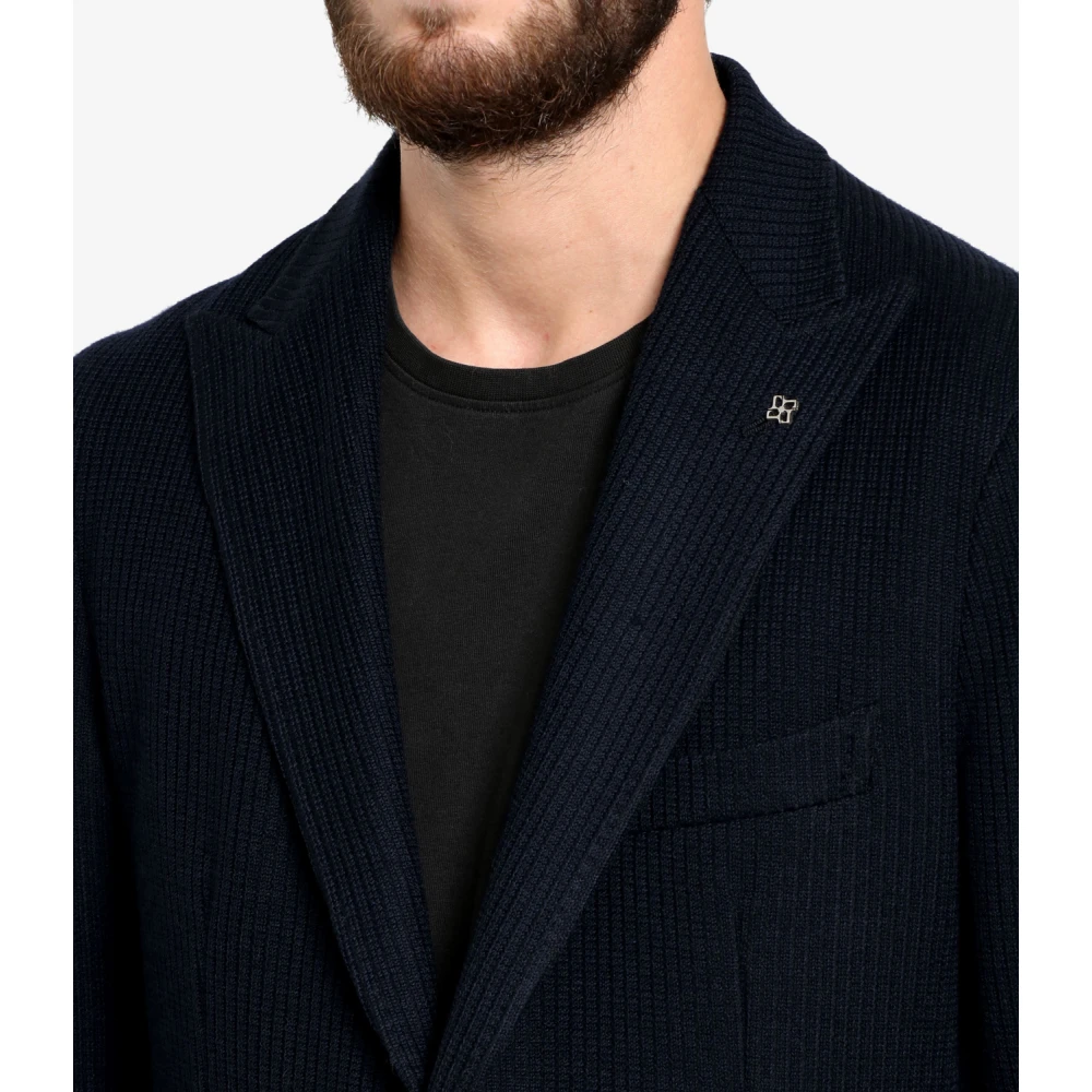Tagliatore Jassen Blauw Blue Heren