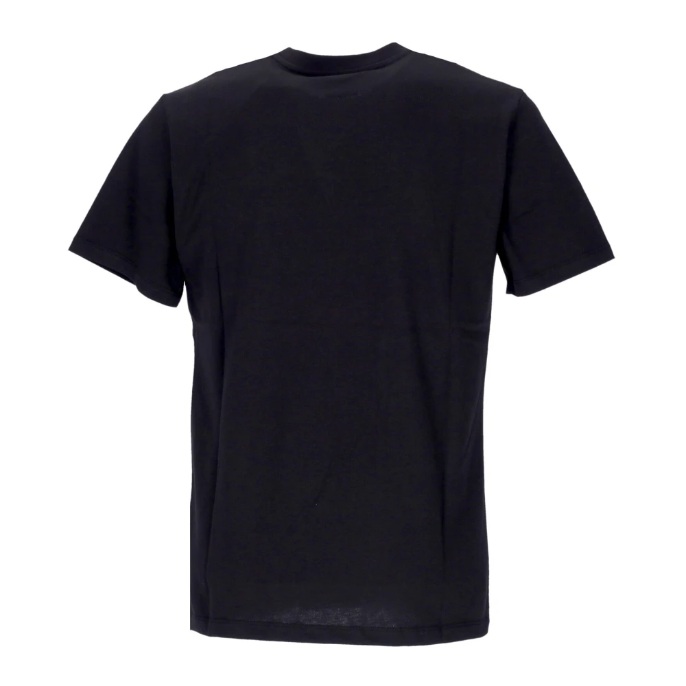 Dolly Noire Logo Tee Zwart Wit Korte Mouw Black Heren