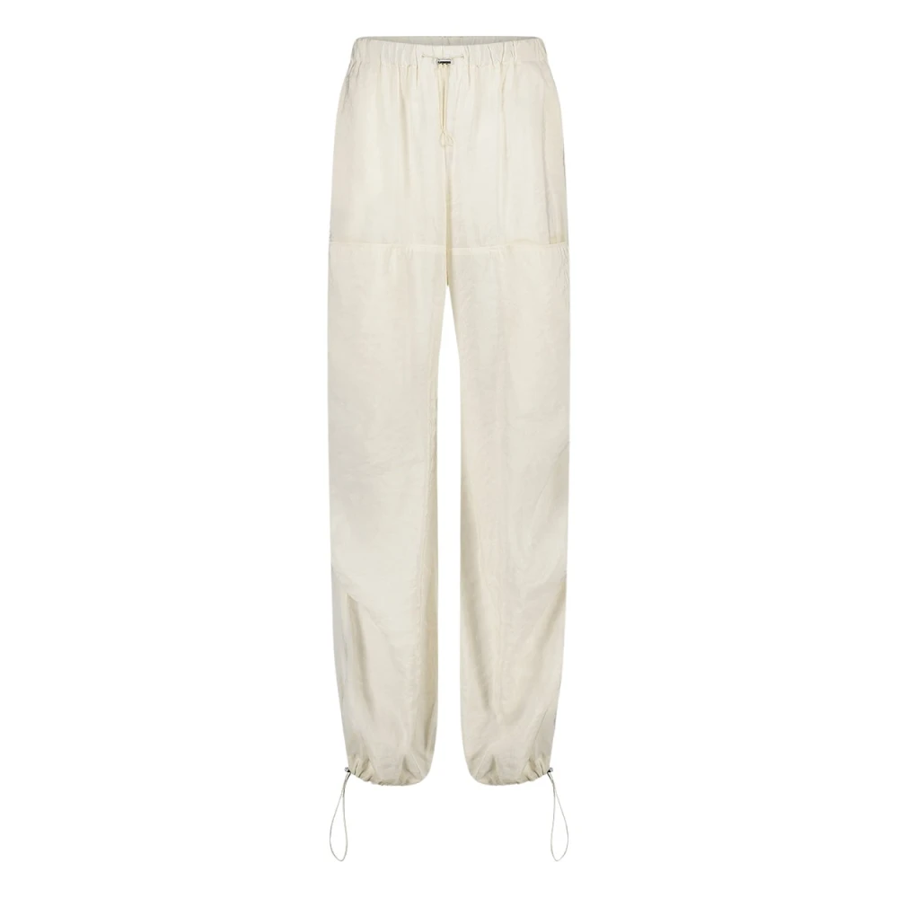 Jane Lushka Wijde Off White Studio Broek White Dames