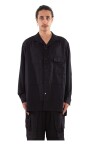 chemise-noire-oversize-en-twill
