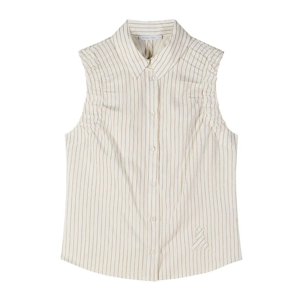 Patrizia Pepe Mujer Blanco - Camisa Sin Mangas - Blouses & Shirts - Xs