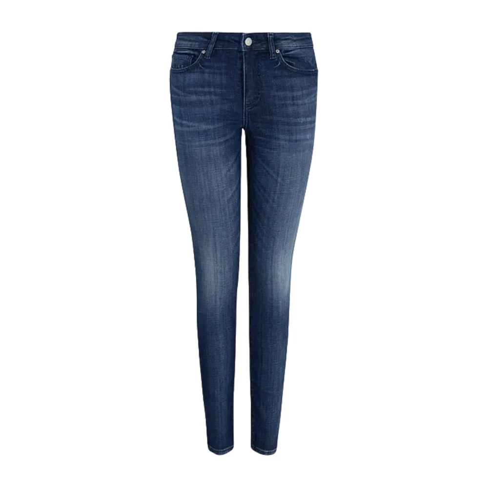 Armani Exchange Blauwe Super Skinny Dames Jeans Blue Dames