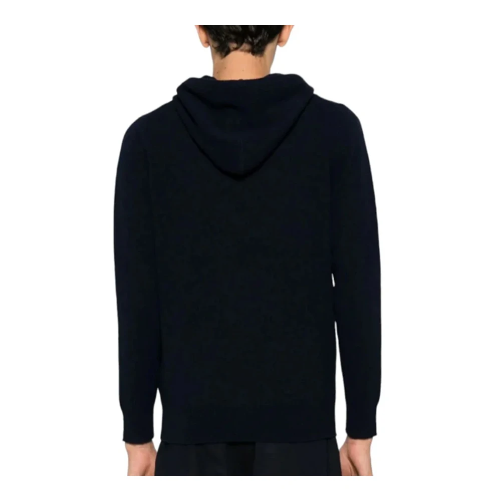 MC2 Saint Barth Blauw Navy Lamswool Trui Blue Heren