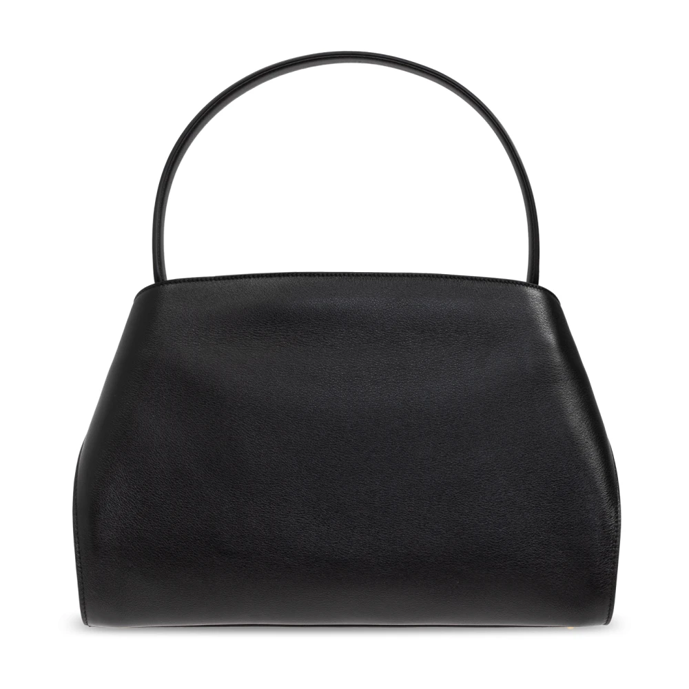 Salvatore Ferragamo Leren schoudertas Black Dames