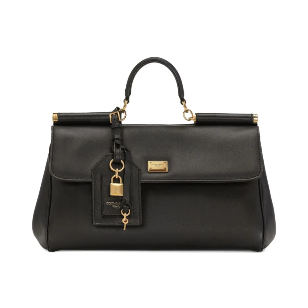 Dolce & Gabbana Donna Nero My Sicily Handbag - Immagine 4