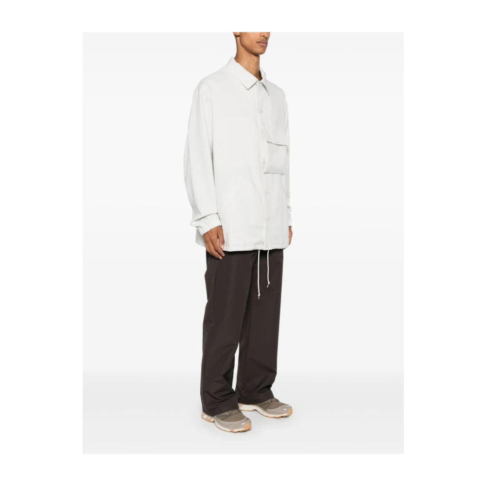 Y-3 Coachjack Sportieve Stijl White Heren