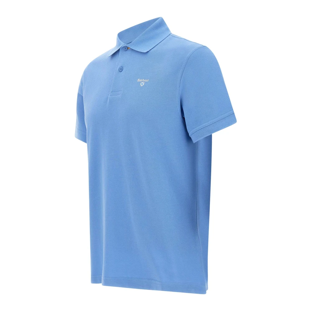 Barbour Tartan Polo Shirt Blauw Blue Heren