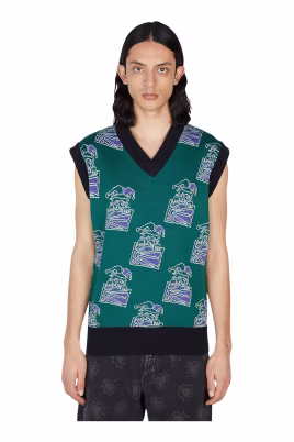 clown-sleeveless-sweater