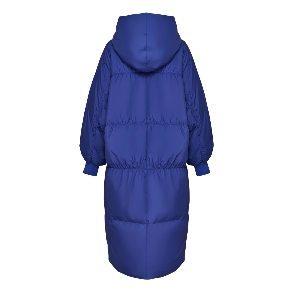 Cesare Gaspari Oversized Puffer Coat Violet Purple Dames