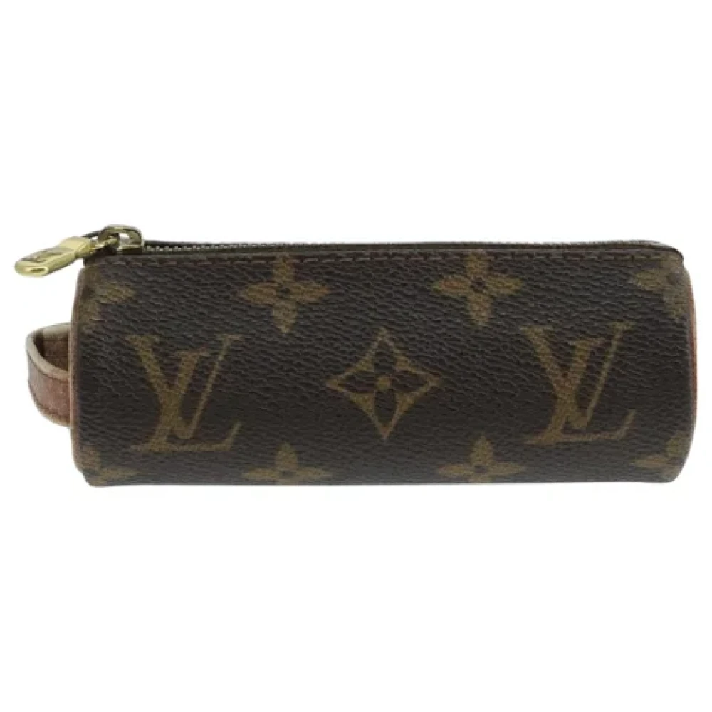 Louis Vuitton Vintage Pre-owned Canvas clutches Brown Dames