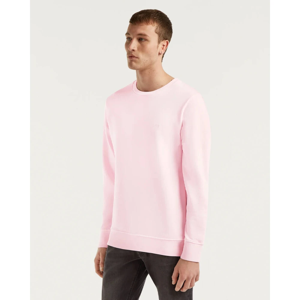 Denham The Jeanmaker Schaar Sweater Pink Heren