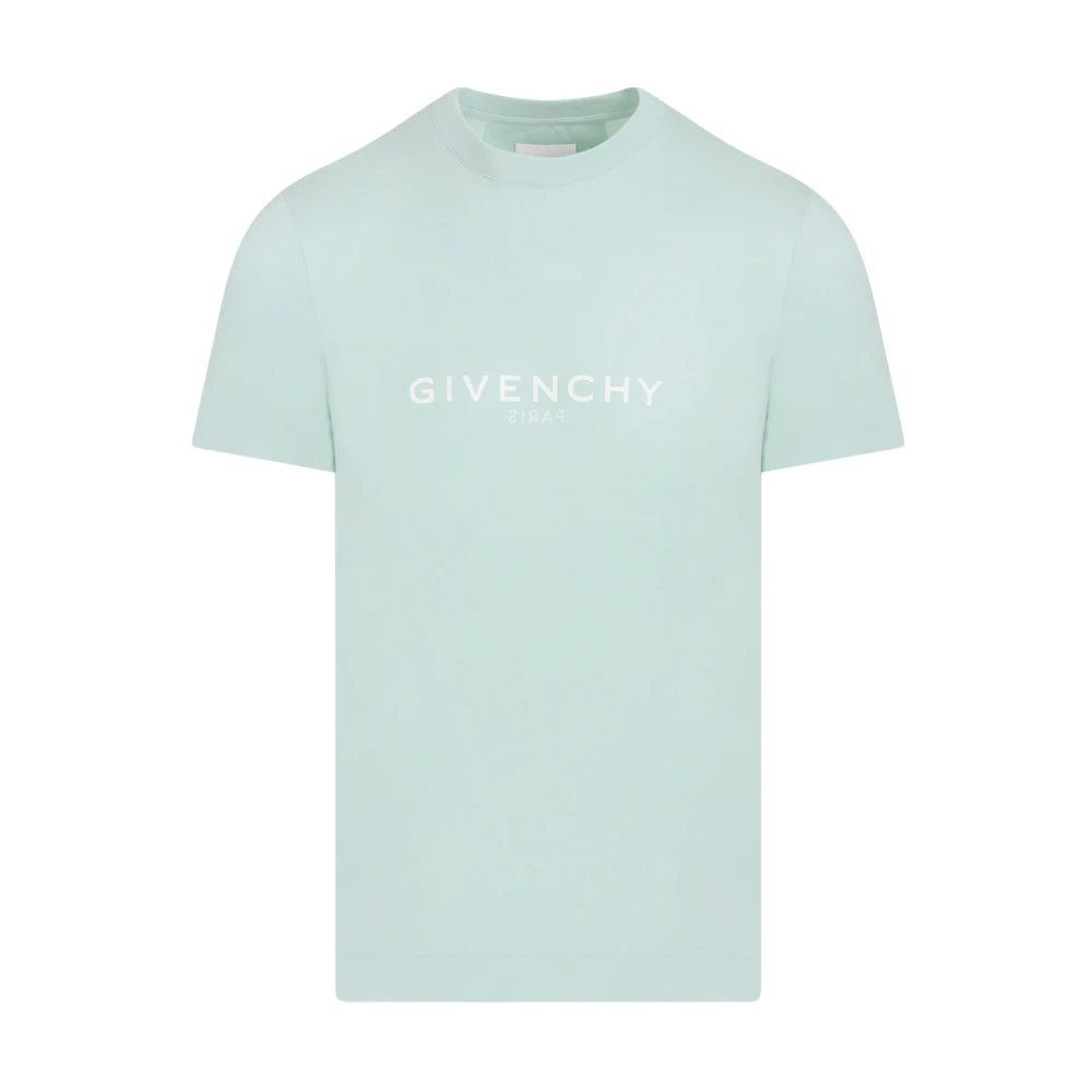 Givenchy Groen Katoenen T-shirt Ronde Hals Green Heren