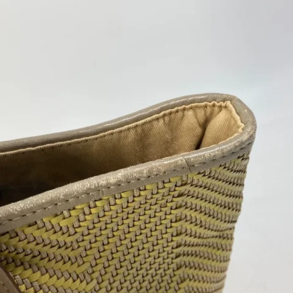 Hermès Vintage Pre-owned Leather handbags Yellow Dames